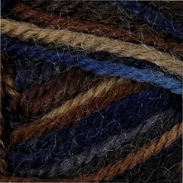Ullgarn Melbourne 50g brun harmoni
