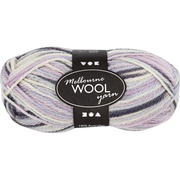 Ullgarn Melbourne 50g pastell harmoni