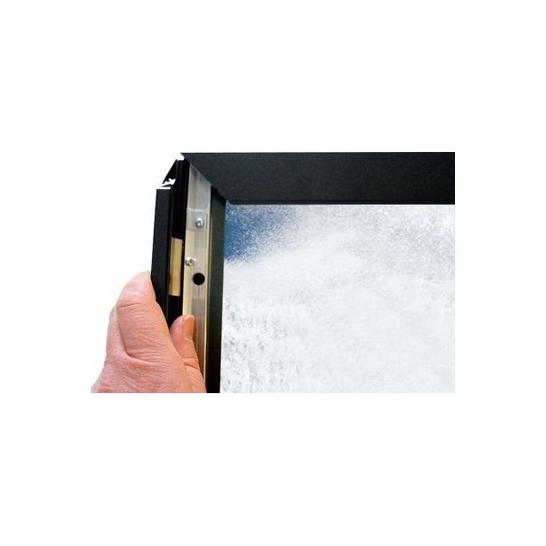 Crown enkeltside LED ramme, 50x70 cm, Sort