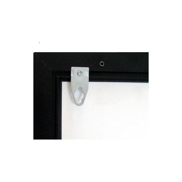 Crown enkeltside LED ramme, 50x70 cm, Sort