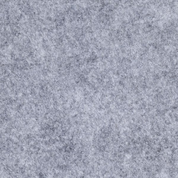 Meleret Hobbyfilt i rulle, 45cm x 5m, grå 