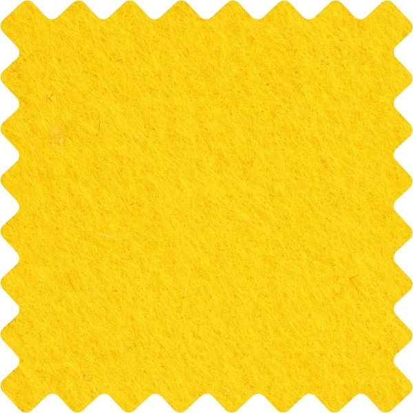 Hobbyfilt kraftig 42x60 cm gul