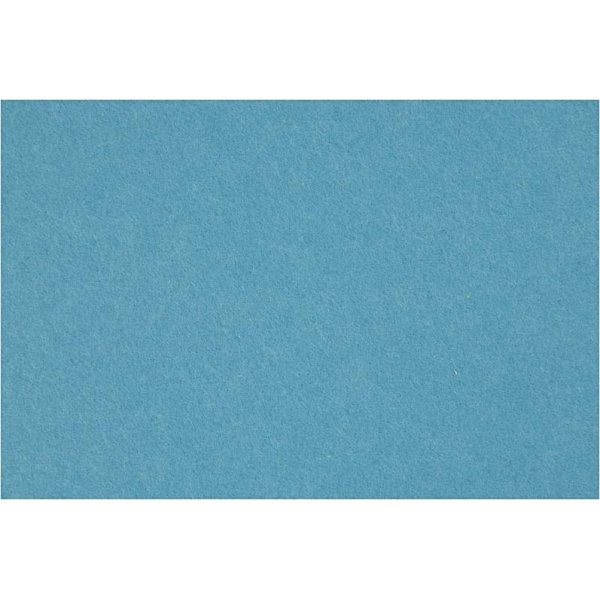 Hobbyfilt kraftig 42x60 cm turkos