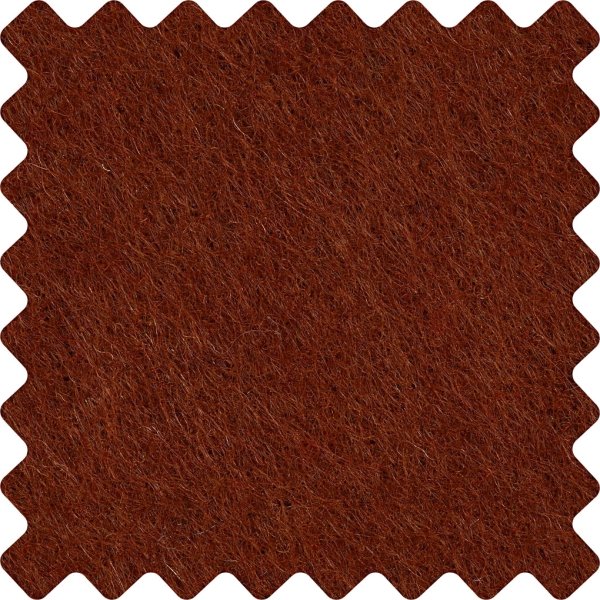 Hobbyfilt kraftig 42x60 cm brun