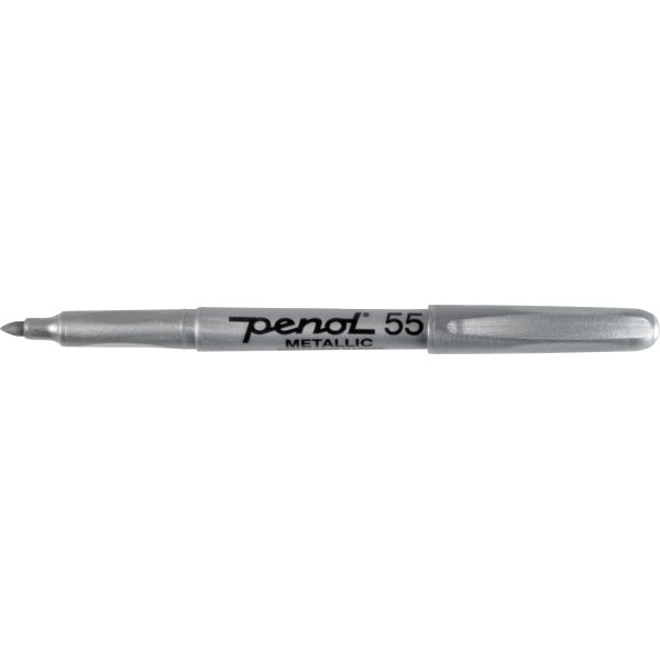 Penol 55 metallic märkpenna, silver