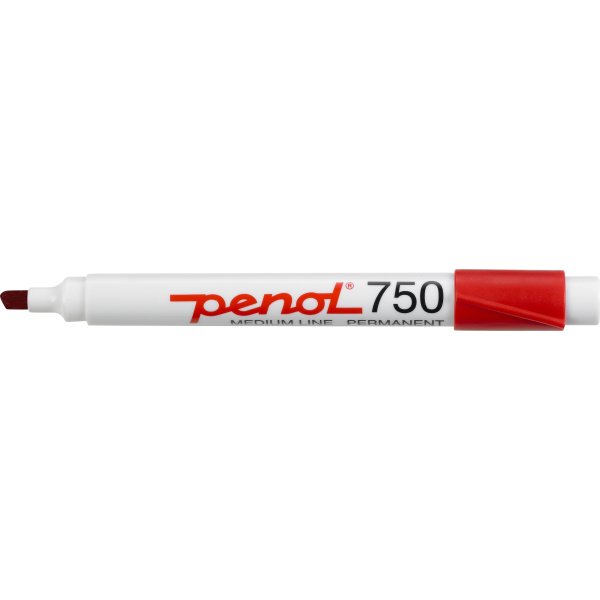 Penol 750 märkpenna, röd