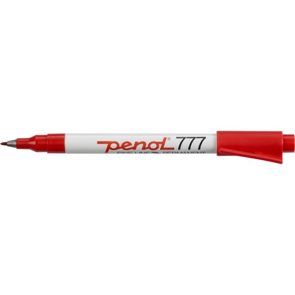 Penol 777 märkpenna, röd