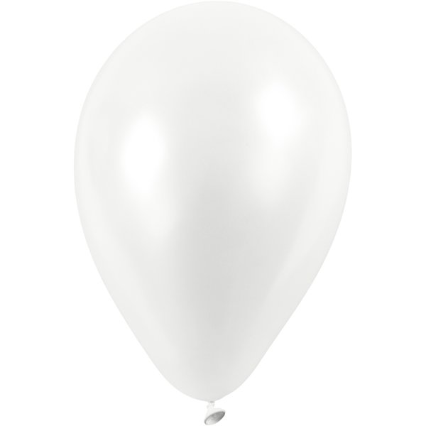 Ballonger 10 st Vit