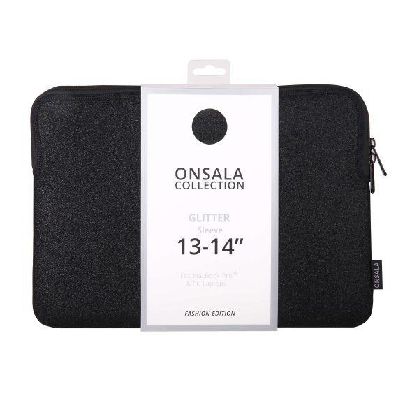 ONSALA 13/14" Glitterfodral, svart