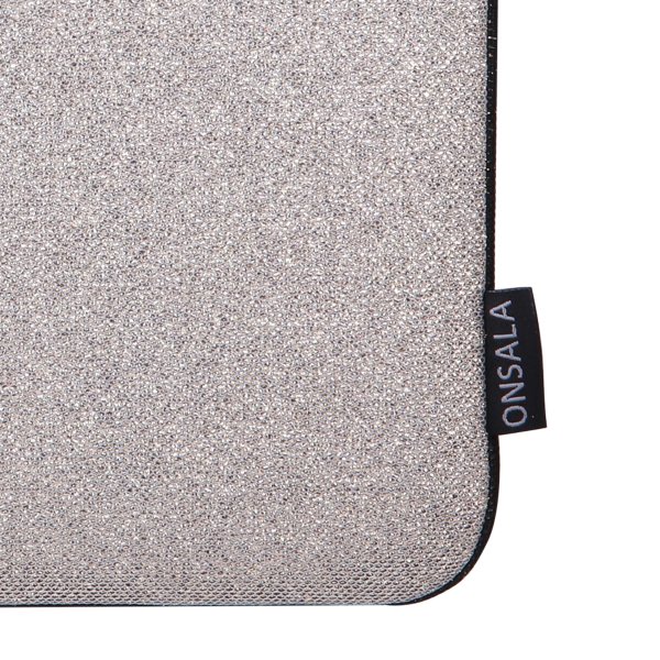 ONSALA 13/14" Glitterfodral, silver