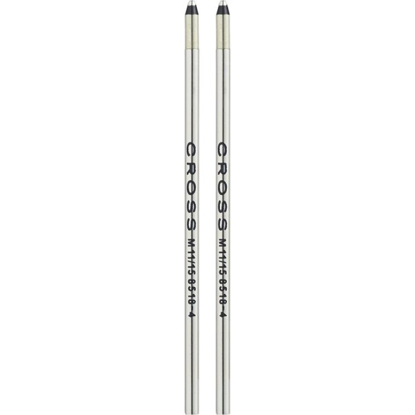 Cross D-1 Mini Refill, medium, svart, 2 st.