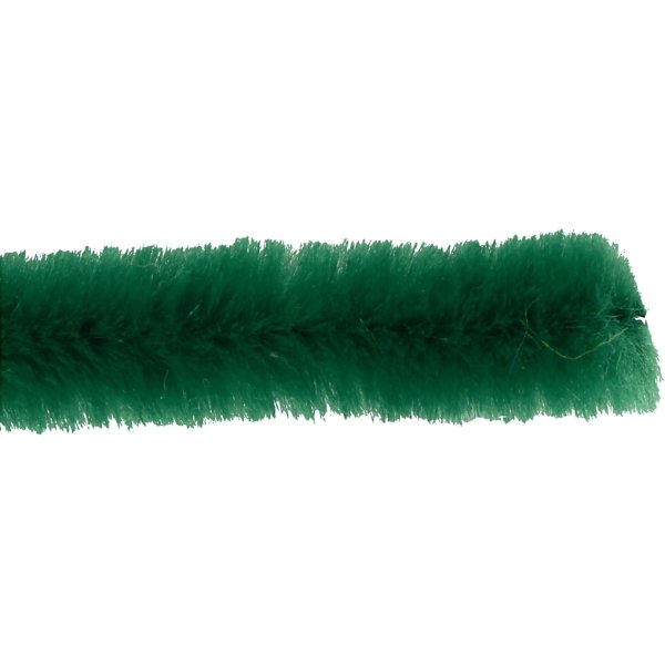 Piprensare Chenille 6 mm 50 st Grön