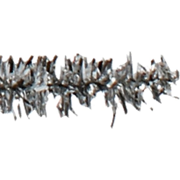 Piprensare Chenille 6 mm 24 st Silver