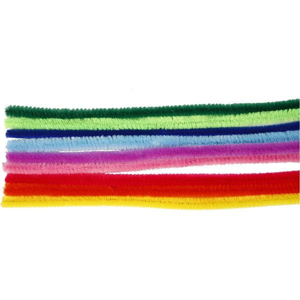 Piprensare Chenille 9 mm 25 st Blandade färger