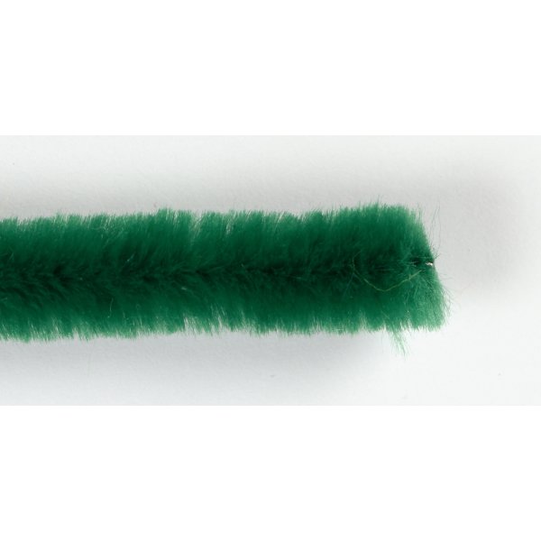 Piprensare Chenille 9 mm 25 st Grön