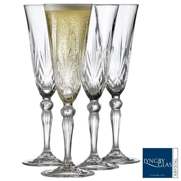 Gave: Lyngby Champagneglas Melodia, 16 cl.
