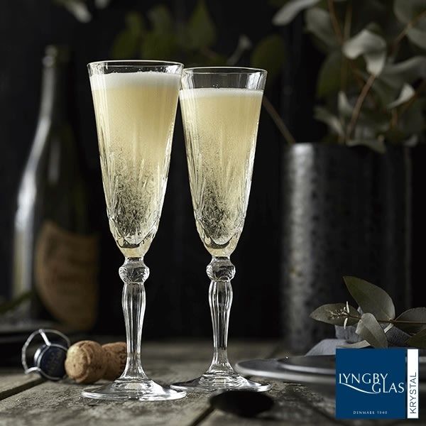 Gave: Lyngby Champagneglas Melodia, 16 cl.