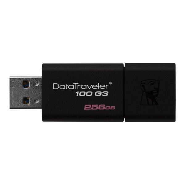 Kingston DataTraveler 100 G3 USB-nøgle, 256 GB