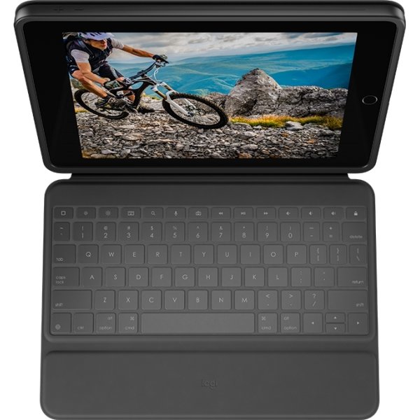 Fodral Logitech Rugged Folio Tangentbord Svart
