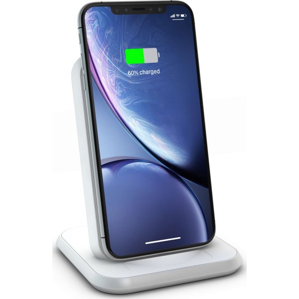 ZENS trådløs Qi bordlader, 220V 10W, hvid