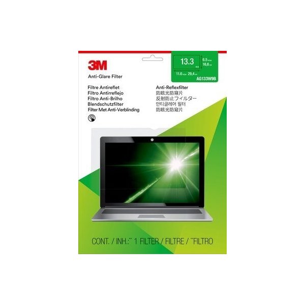 Anti-reflexfilter 3M 13,3” Widescreen laptop