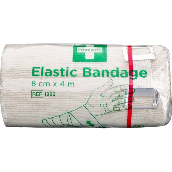 Elastisk binda Cederroth 8cm x 4m
