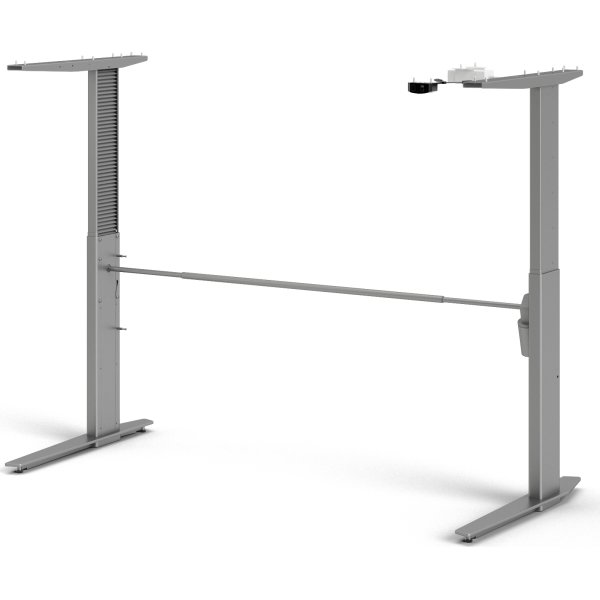 Skrivbord BudgetLine Höj-/sänkbart 150x80cm Ek/alu