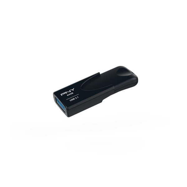 USB 3.1 PNY Attache 4 – 64 GB Svart