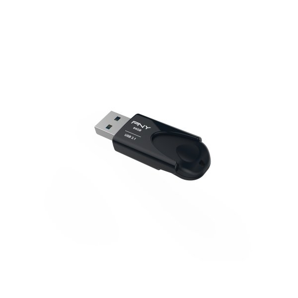 USB 3.1 PNY Attache 4 – 64 GB Svart
