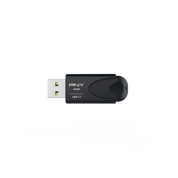 USB 3.1 PNY Attache 4 – 64 GB Svart