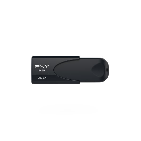 USB 3.1 PNY Attache 4 – 64 GB Svart