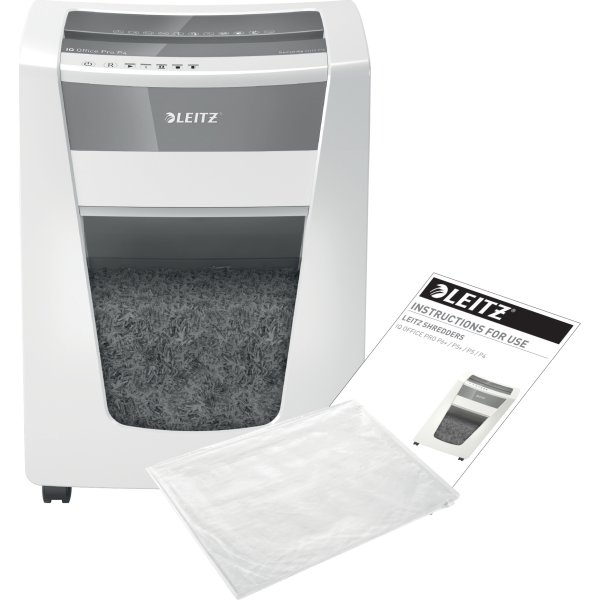 Dokumentförstörare Leitz IQ Office Pro P4 Vit