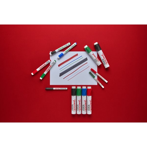 Permanent märkpenna Penol 0750 Set med 4 färger