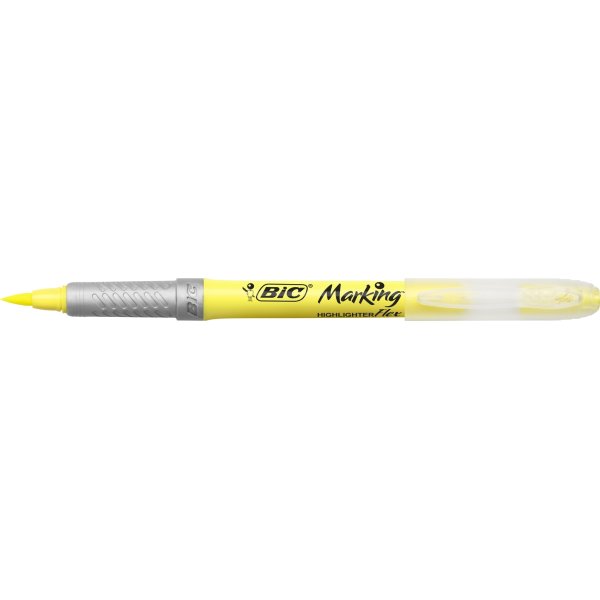 Överstrykningspenna Bic Flex Gul