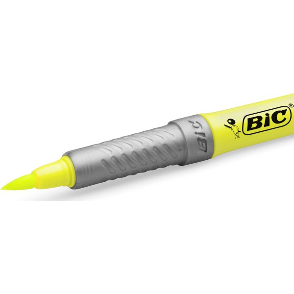 Överstrykningspenna Bic Flex Gul