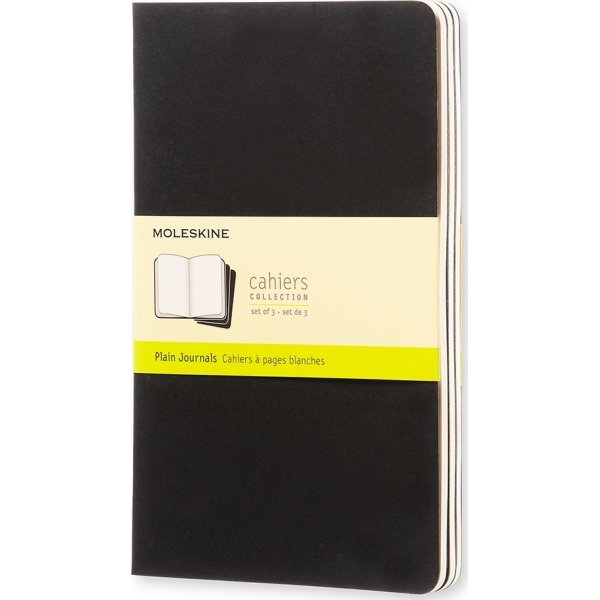 Anteckningsbok Moleskine Cahier L Svart