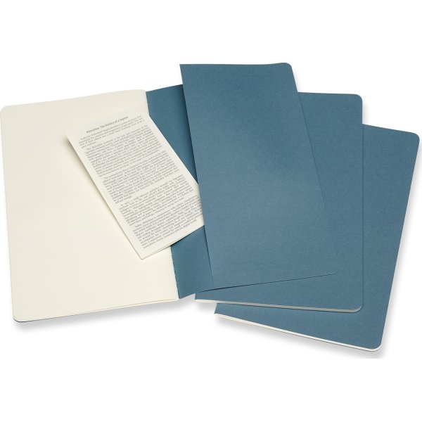 Anteckningsbok Moleskine Cahier L Blå