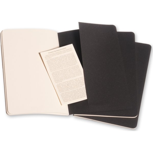 Anteckningsbok Moleskine Cahier L Svart