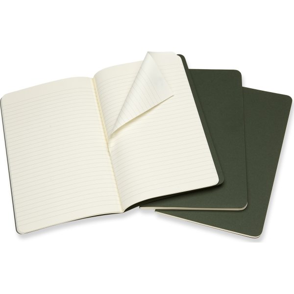 Anteckningsbok Moleskine Cahier L Grön