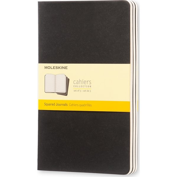 Anteckningsbok Moleskine Cahier L Svart