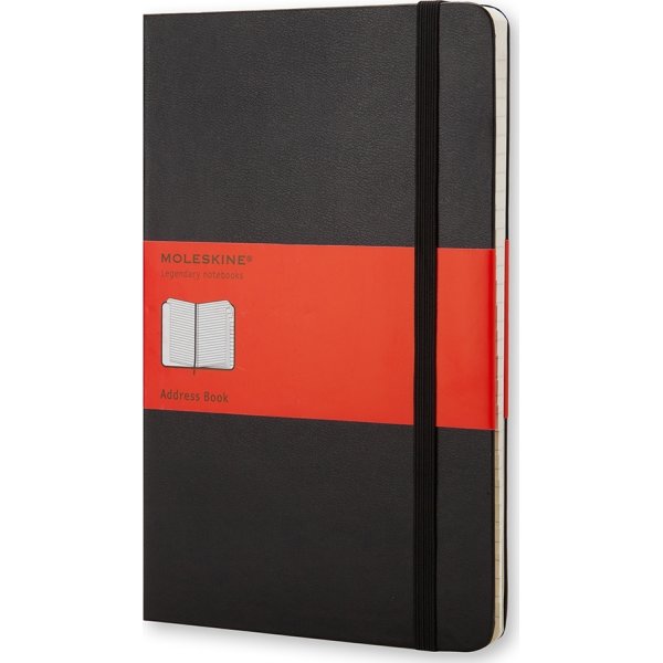 Adressbok Moleskine L Svart