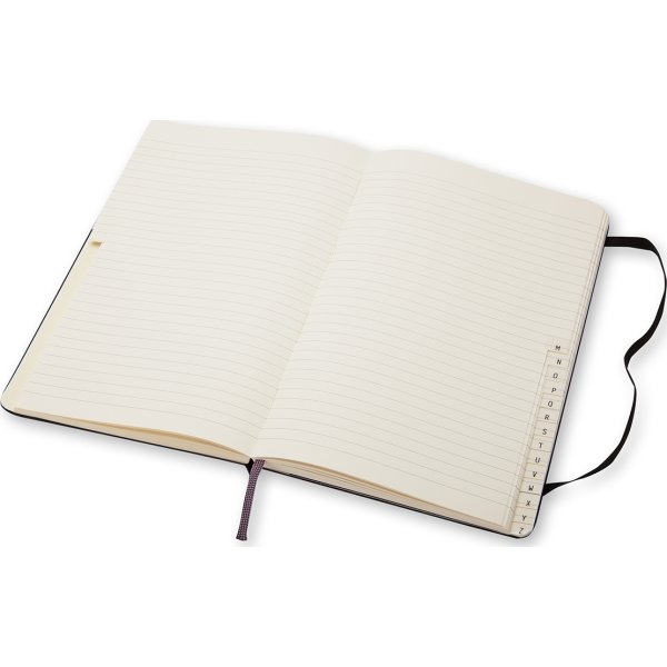 Adressbok Moleskine L Svart