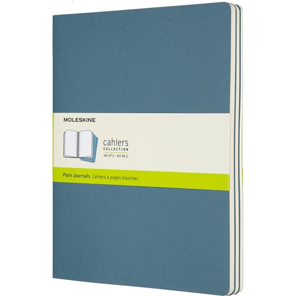 Anteckningsbok Moleskine Cahier XL Blå