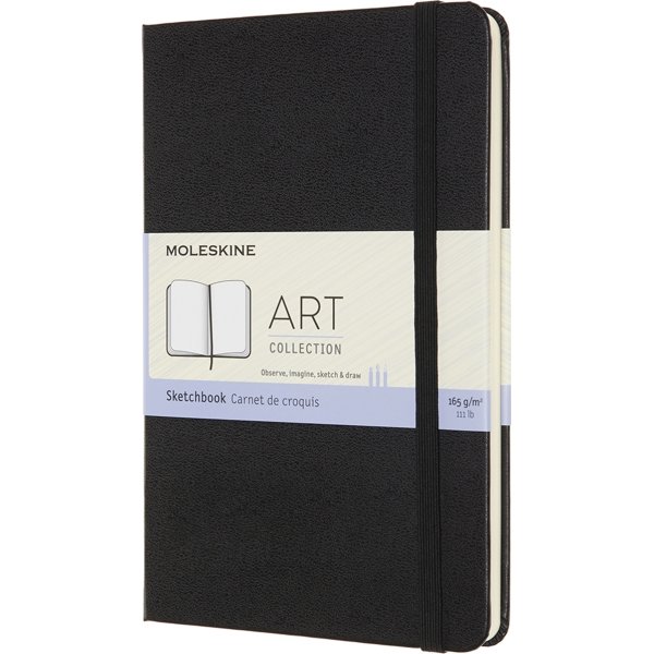 Moleskine Art Sketch Bok M Svart