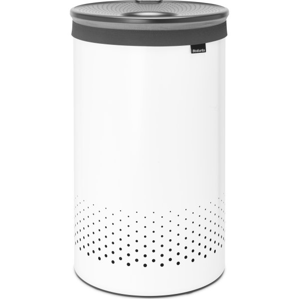 Tvättkorg Brabantia, 60 L, Vit
