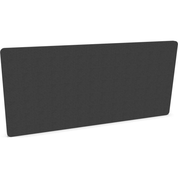 Silent Express bordskærmvæg, 140x65 cm, mørkegrå