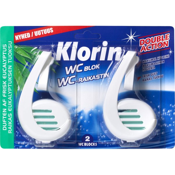 Klorin WC-blok, 2-pak