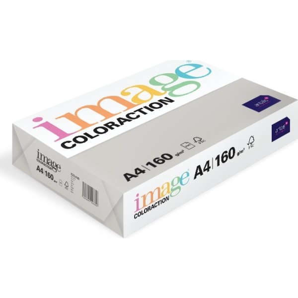 Image Coloraction A4, 160g, 250ark, lysegrå