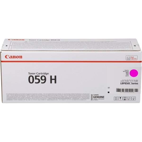 Lasertoner Canon 059 H Magenta 13 500 sidor