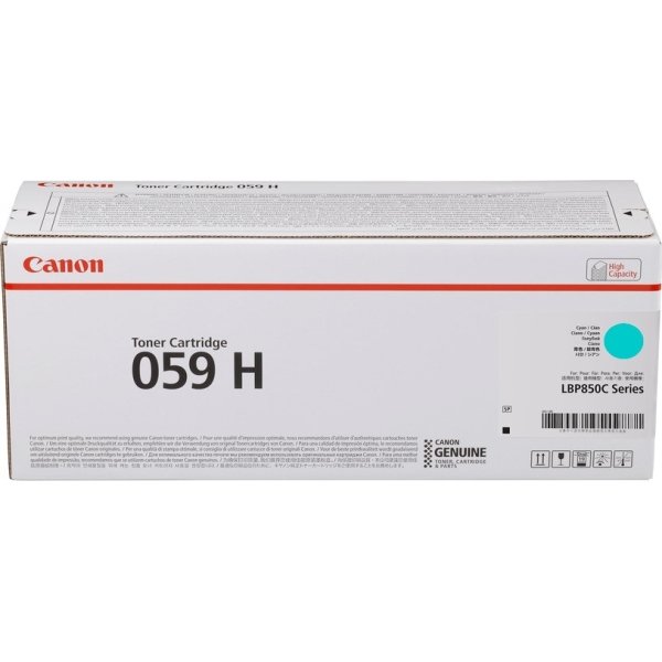 Lasertoner Canon 059 H Cyan 13 500 sidor